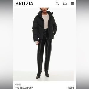 COPY - Aritzia Cloud Puff jacket in black
